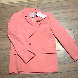 Zara pink Blazer